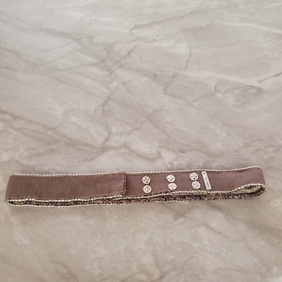 ✨ Stella and Dot Ribbon Fabric Chain Statement Choker Necklace ✨ - Picture 8 of 15